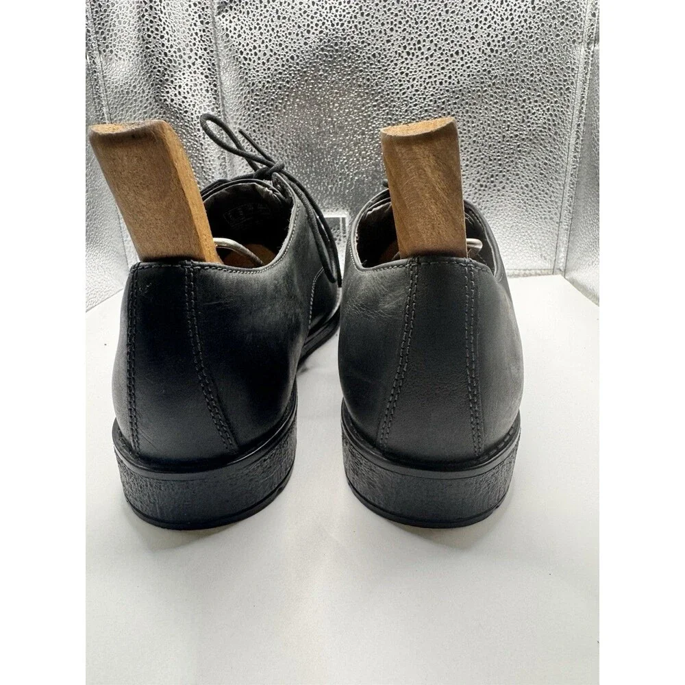 Clarks Hinman Oxford Black Leather orthopedic Comfort Shoes Men’s Size 9 Mens